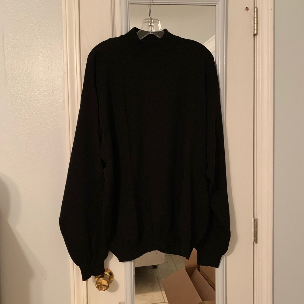 Brandini Black sweater made in Italy